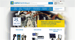 Desktop Screenshot of mericitechnika.cz